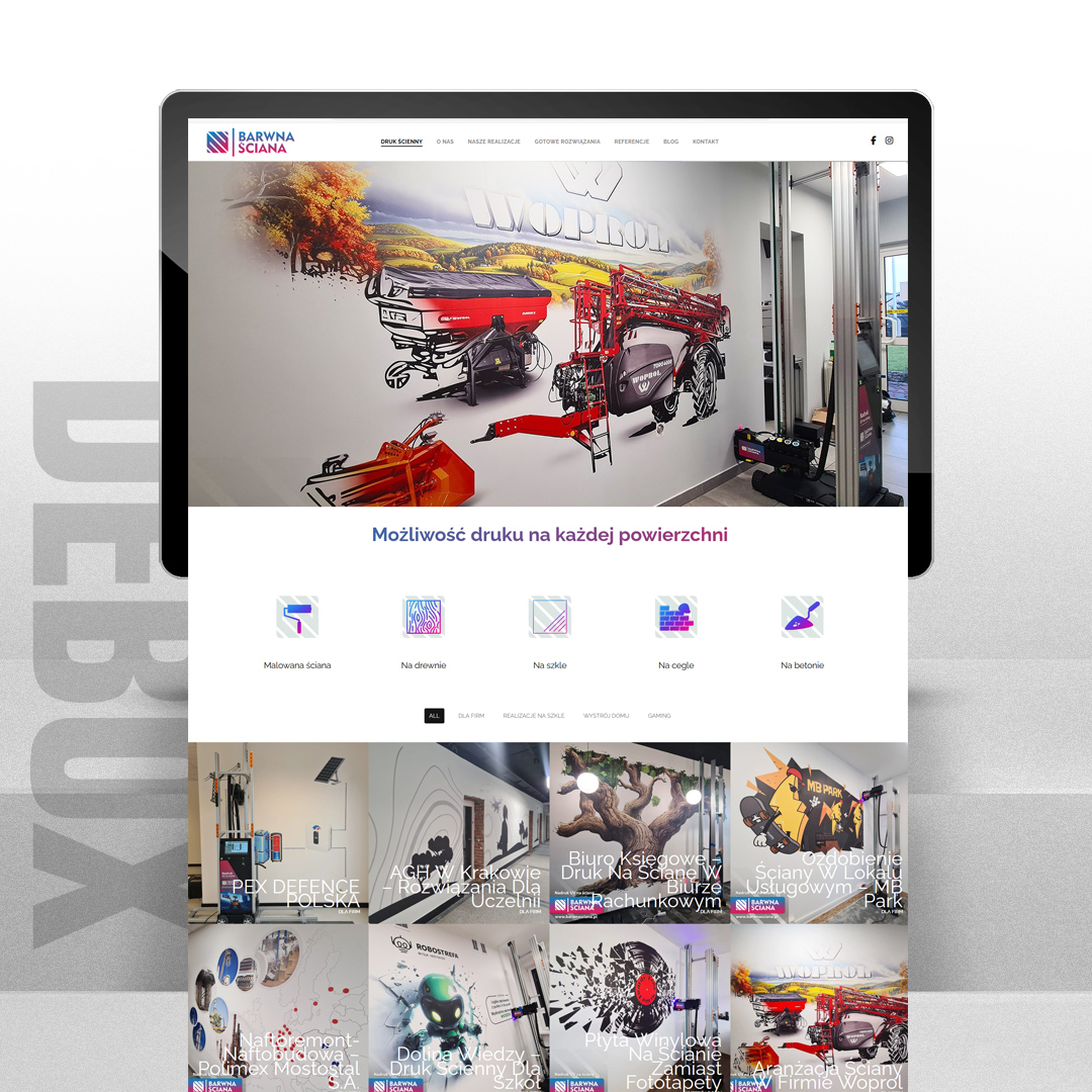 strona www - portfolio